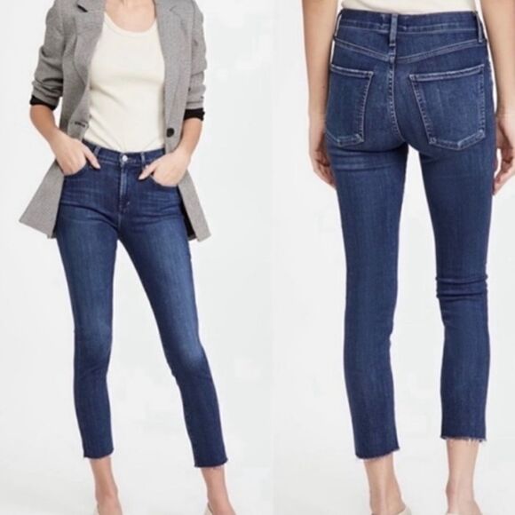 Agolde Sophie Hi Rise Crop Raw Hem, 26, NWOT - Picture 2 of 13